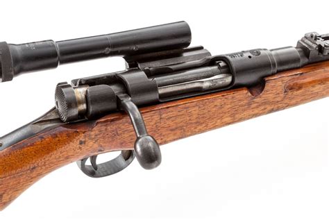The internal 5-round box magazine could be loaded either by a 5-round stripper clip or individually. . Japanese type 97 scope for sale